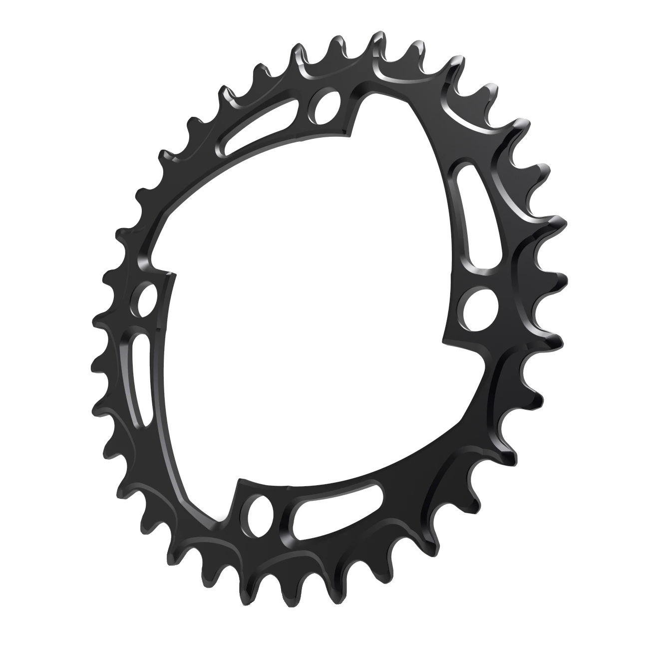 Alugear Narrow Wide Chainring - 104 BCD - 4-Bolt 4 Alugear Narrow Wide Chainring - 104 BCD - 4-Bolt - Afbeelding 2