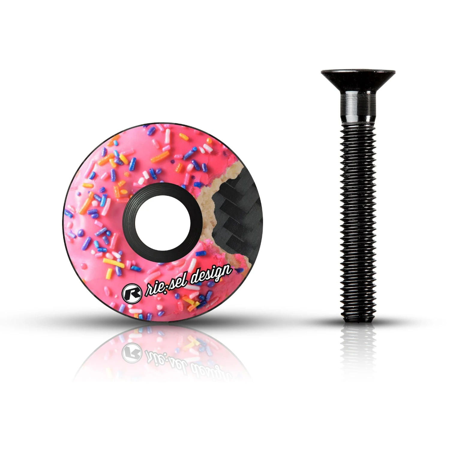 Rie:sel Design Stem:cap Carbon Ahead Kap - Donut Mk II 3 Rie:sel Design Stem:cap Carbon Ahead Kap - Donut Mk II