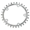 Wolf-tooth Wolf Tooth Camo Elliptical Chainring Stainless Steel For Camo Spider - Drop Stop - Silver