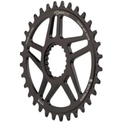 Wolf-tooth Wolf Tooth Elliptical Direct Mount Chainring For Shimano - Drop Stop - HG+ 32 Tooth - 32 Tooth - Black -Rijwiel Onderdel Verkoopwinkel 368632 01 d 795585