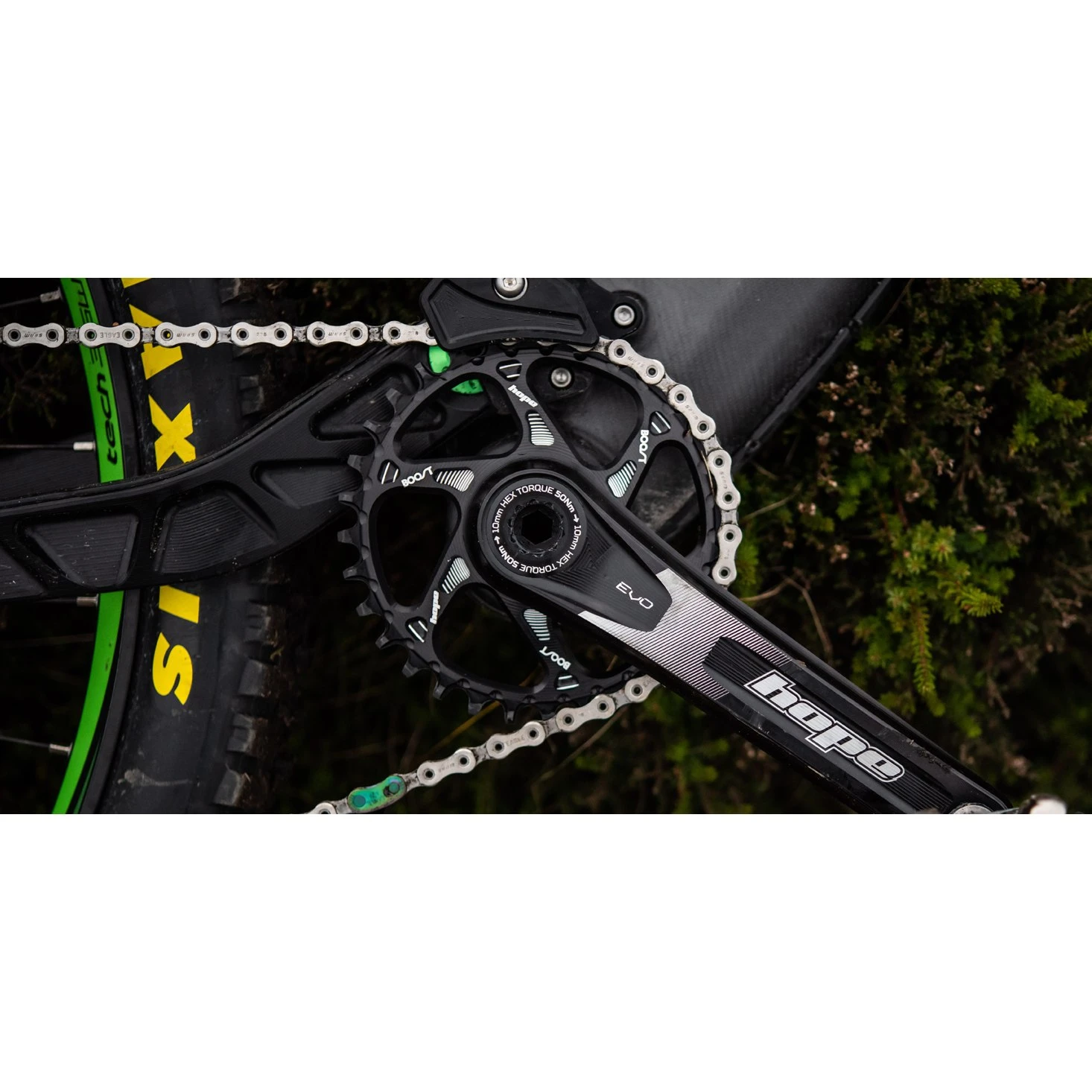 Hope EVO Crank Without Spider - DH - 83mm - Black 4 Hope EVO Crank Without Spider - DH - 83mm - Black - Afbeelding 2