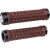 ODI Vans Lock-On MTB Grips - Brown -Rijwiel Onderdel Verkoopwinkel 711484173998 odi mtb griffe vans lock on braun 952941