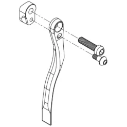 K-Edge Pro Road Braze-On Kettingvanger - 2-voudig - Zwart -Rijwiel Onderdel Verkoopwinkel 72642 01 d 116801 3