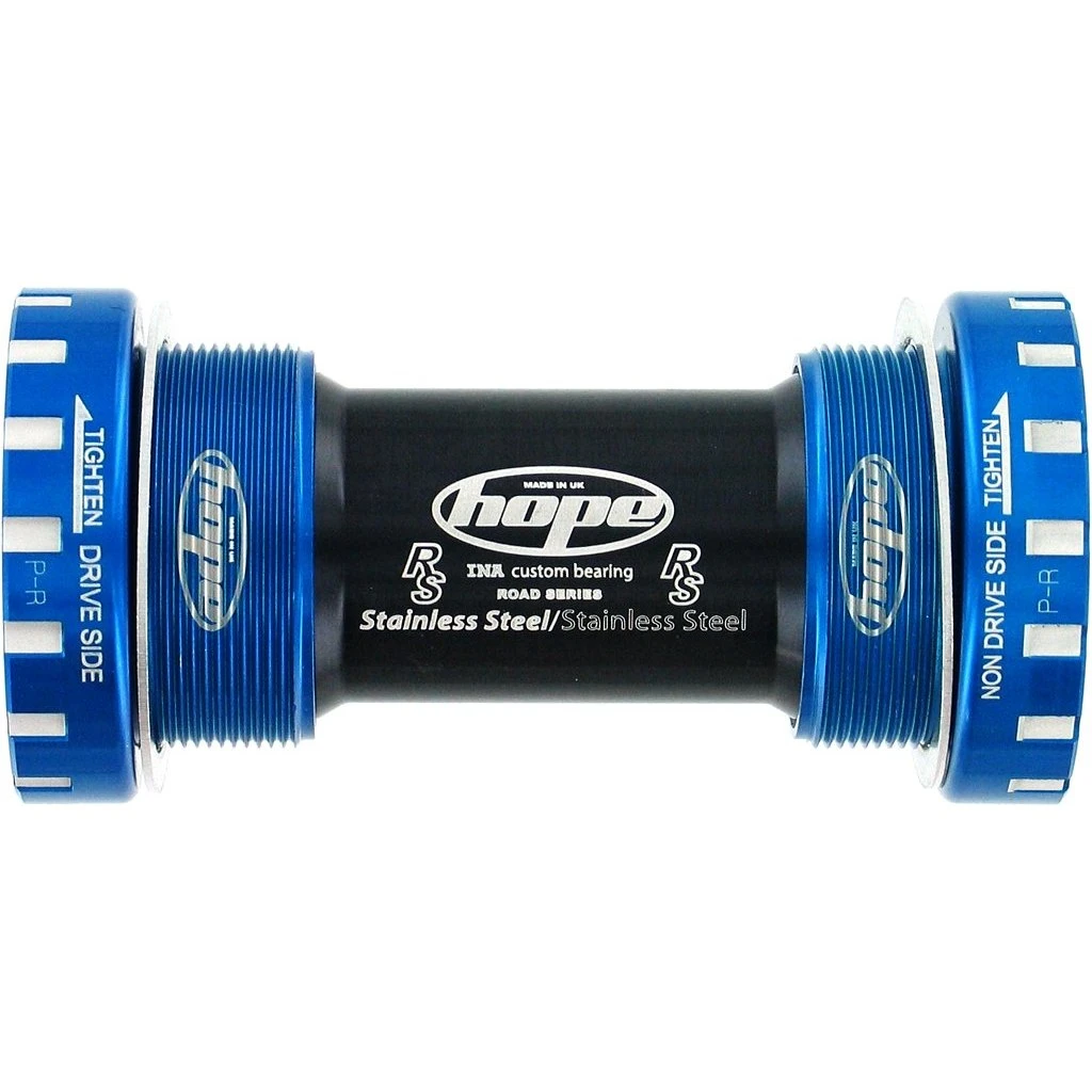 Hope Bottom Bracket Cups Road Stainless Steel - BSA-68-24 - Blue 3 Hope Bottom Bracket Cups Road Stainless Steel - BSA-68-24 - Blue