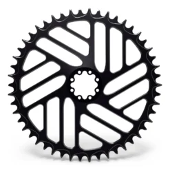Alugear Beach Ball Narrow Wide Road Chainring - 1x SRAM 8-Bolt Direct Mount - Black