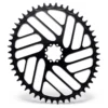 Alugear Beach Ball Narrow Wide Road Chainring - Oval - 1x SRAM 8-Bolt Direct Mount - Black