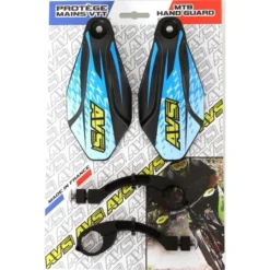 AVS Racing MTB Handguard Kit - Design -Rijwiel Onderdel Verkoopwinkel avs racing pm105 12 handguards black blue 1 949331