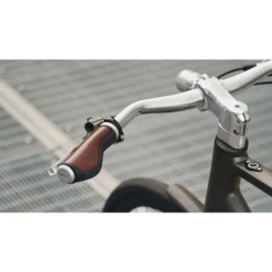 BROOKS ENGLAND Brooks Ergonomic Leather Grip - Grepen Voor Draaihendelschakelaar - 130/100 Mm - Zwart -Rijwiel Onderdel Verkoopwinkel brooks ergonomic leather grip for twist shifter 130 100 3 1432061