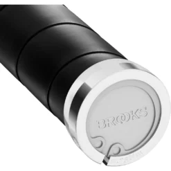 BROOKS ENGLAND Brooks Slender Grepen Voor Draaihendelschakelaar - 130/100mm - Zwart -Rijwiel Onderdel Verkoopwinkel brooks slender leather grips twist shifter 130 100 black 3 1422593