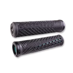 ODI CF Stuurhandvatten - BMX | Lock-On V2.1 | 135mm - Black / Mint