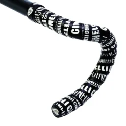 Cinelli Mike Giant Cinelli-Logo Bar Tape - Black/white