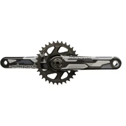 Truvativ Descendant CoLab Troy Lee Designs DH 1x Carbon Crankset - Direct Mount 32 Teeth - DUB73 - 165mm - Black-grey