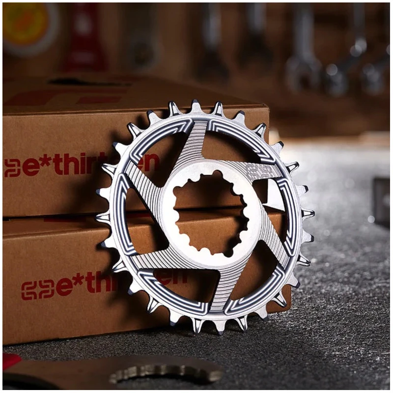 E-thirteen E*thirteen Helix R Direct Mount Kettingblad | SRAM 11/12-Versnelling | 3mm Offset - Grijs 4 E-thirteen E*thirteen Helix R Direct Mount Kettingblad | SRAM 11/12-Versnelling | 3mm Offset - Grijs - Afbeelding 2