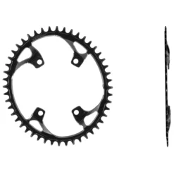 Garbaruk Melon Road/CX/Gravel Chainring - 110 Mm / Oval / Narrow-Wide - For Shimano GRX - Black 6 Garbaruk Melon Road/CX/Gravel Chainring - 110 Mm / Oval / Narrow-Wide - For Shimano GRX - Black -Rijwiel Onderdel Verkoopwinkel garbaruk melon chainring shimano grx 110bcd 4 arm oval 2 1094210