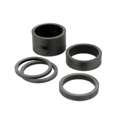 RockShox Headset Spacer Set - UD Carbon - 2.5/5/10/20mm - Gloss Black Logo