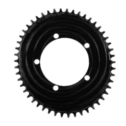 Garbaruk 5-Bolt AERO Road Chainring - 110mm BCD / Oval / Narrow Wide - Black