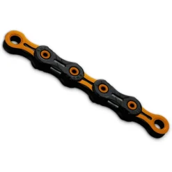 KMC DLC 11 Chain - 11-speed - Black/orange