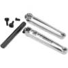 Mission Transit V3 Kruk - BMX | LSD/RSD | 19mm - Chrome -Rijwiel Onderdel Verkoopwinkel mission transit v3 crank silver main 1357581