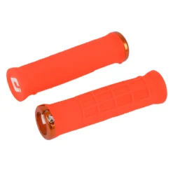 ODI Elite Flow Lock-On Grips - Neon Orange/orange
