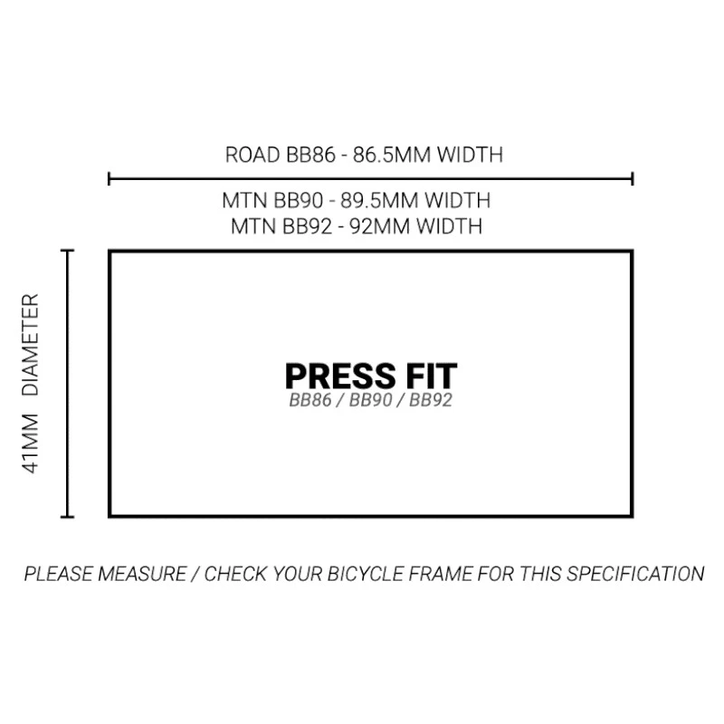Praxis Works Road/MTB Bottom Bracket For M30 Thru Cranks On Pressfit BB86 / BB90 / BB92 - PF41-86.5/ 89.5/92-M30 4 Praxis Works Road/MTB Bottom Bracket For M30 Thru Cranks On Pressfit BB86 / BB90 / BB92 - PF41-86.5/ 89.5/92-M30 - Afbeelding 2