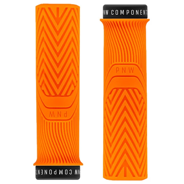 PNW Components Loam XL MTB Lock-On Handlebar Grips - Safety Orange 3 PNW Components Loam XL MTB Lock-On Handlebar Grips - Safety Orange