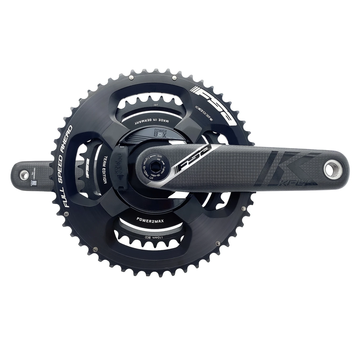 FSA Powerbox K-Force Team Power Meter Crankset | 2x12-speed - 50/34 3 FSA Powerbox K-Force Team Power Meter Crankset | 2x12-speed - 50/34