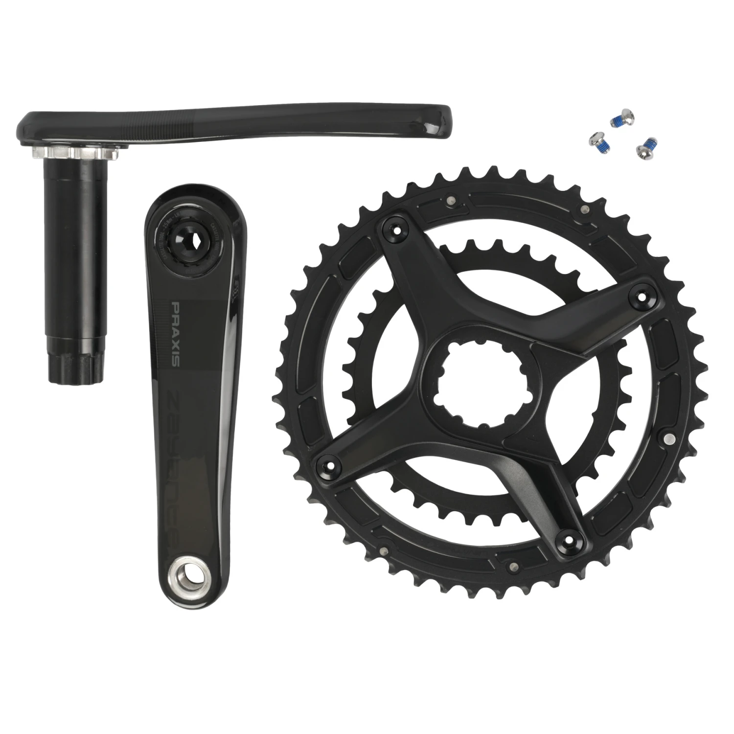 Praxis Works Zayante Carbon Crankset - Direct Mount | M30 | 2x 10/11/12s - 48/32T 4 Praxis Works Zayante Carbon Crankset - Direct Mount | M30 | 2x 10/11/12s - 48/32T - Afbeelding 2