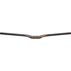 Reverse Components Seismic 810 Carbon Handlebar | 35mm - 25mm Rise - Matt Black/fox-orange