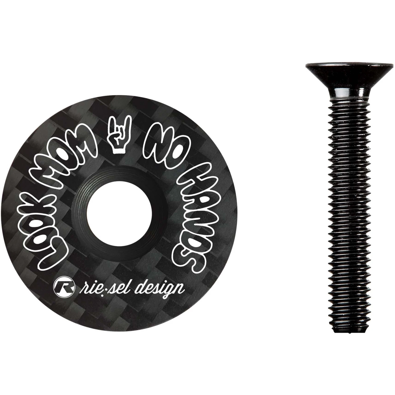 Rie:sel Design Stem:cap Carbon Ahead Kap - Slang 3 Rie:sel Design Stem:cap Carbon Ahead Kap - Slang