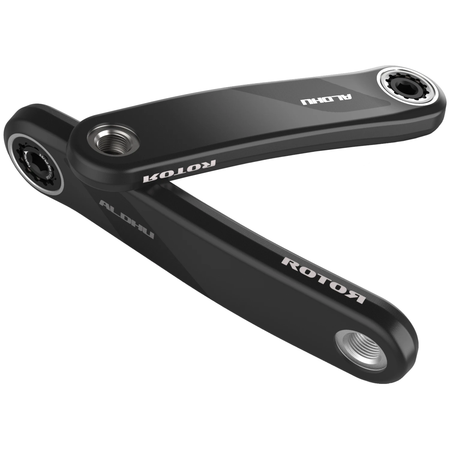 Rotor ALDHU Carbon Crankarms - Black 4 Rotor ALDHU Carbon Crankarms - Black - Afbeelding 2