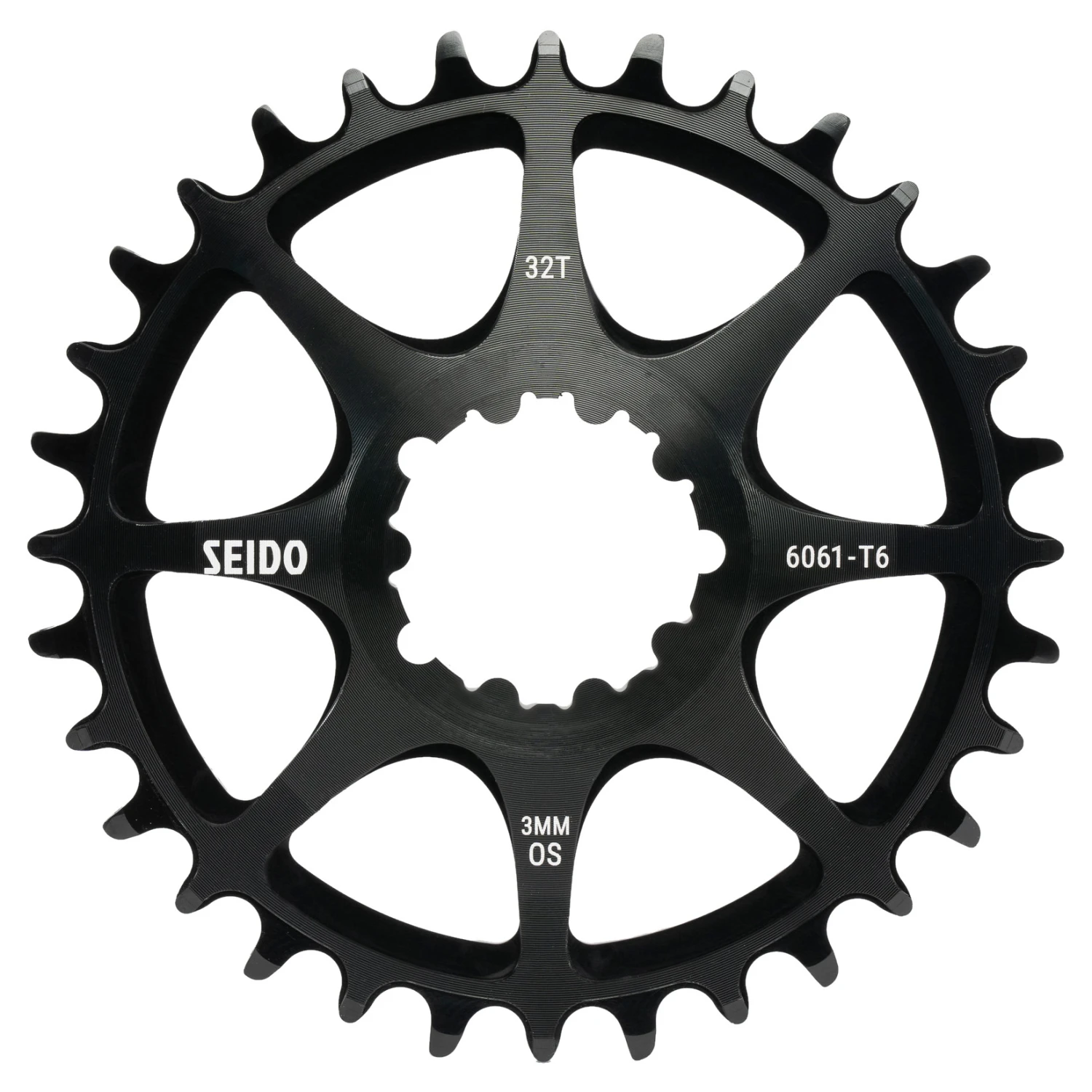 SEIDO COIL DM Chainring - 3mm Boost - Black 4 SEIDO COIL DM Chainring - 3mm Boost - Black - Afbeelding 2