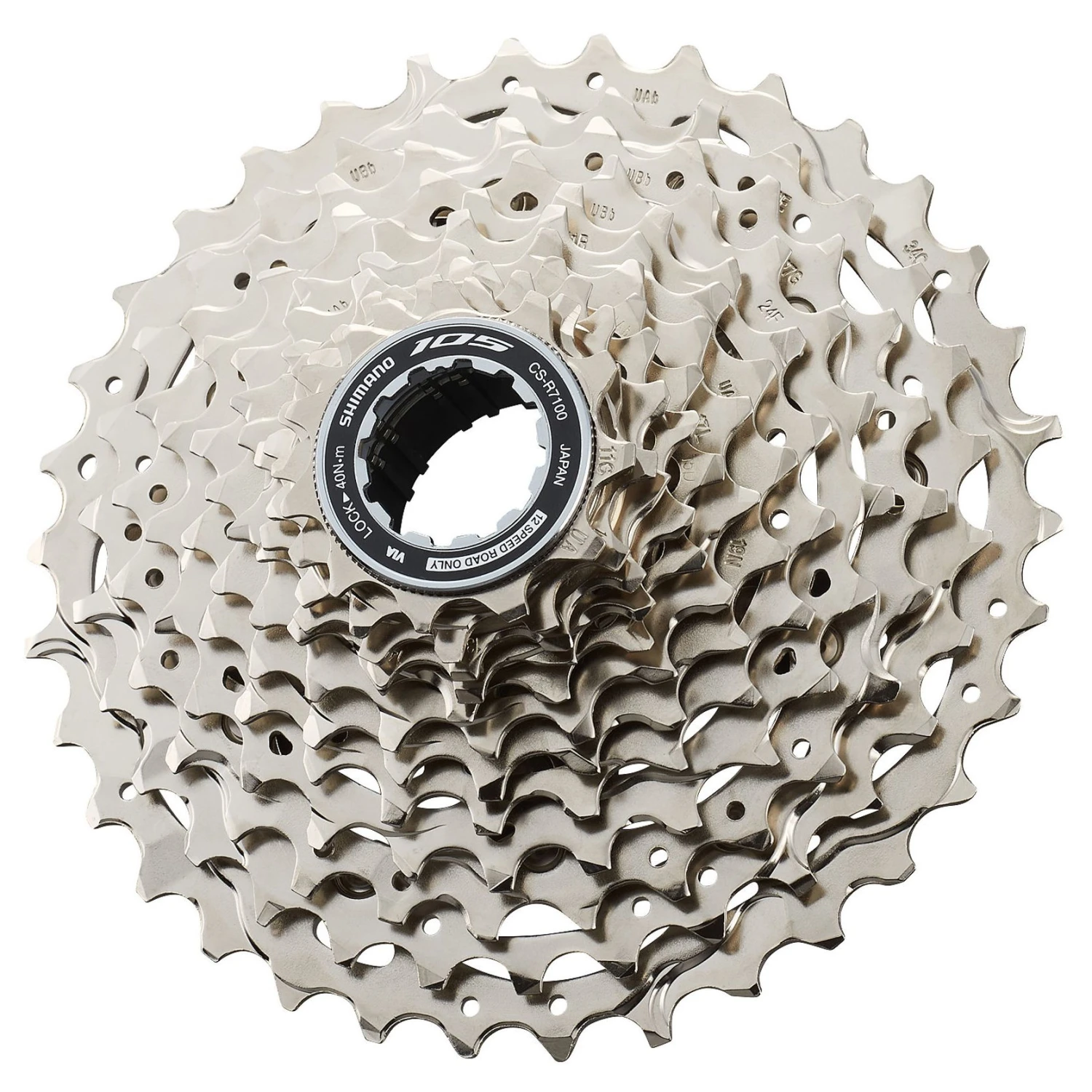 Shimano 105 CS-R7100 Cassette - HyperGlide | 12-voudig - 11-34 Tanden 4 Shimano 105 CS-R7100 Cassette - HyperGlide | 12-voudig - 11-34 Tanden - Afbeelding 2