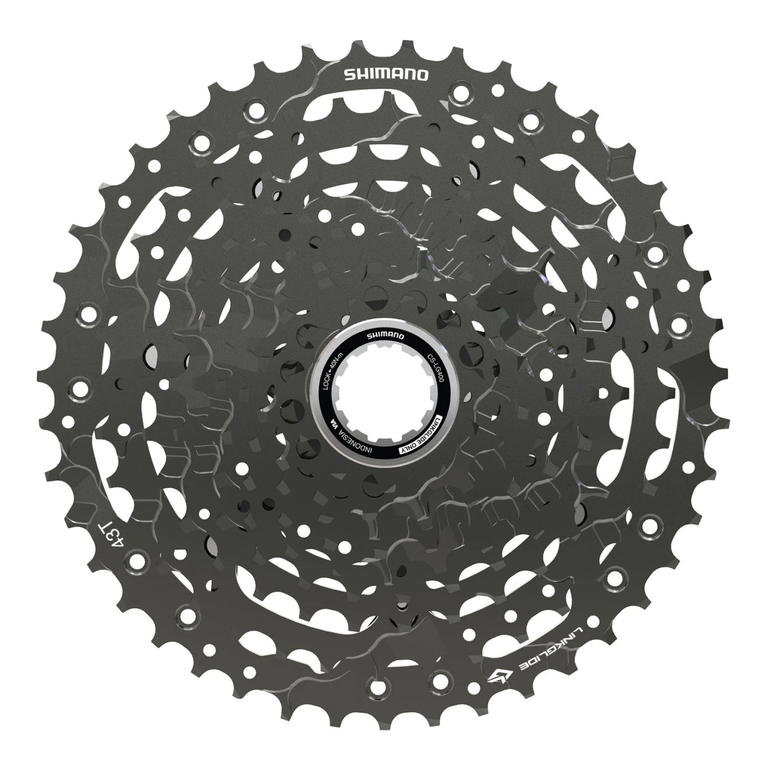 Shimano CS-LG400 Cassette - LinkGlide | 10-voudig - 11-43 Tanden 3 Shimano CS-LG400 Cassette - LinkGlide | 10-voudig - 11-43 Tanden