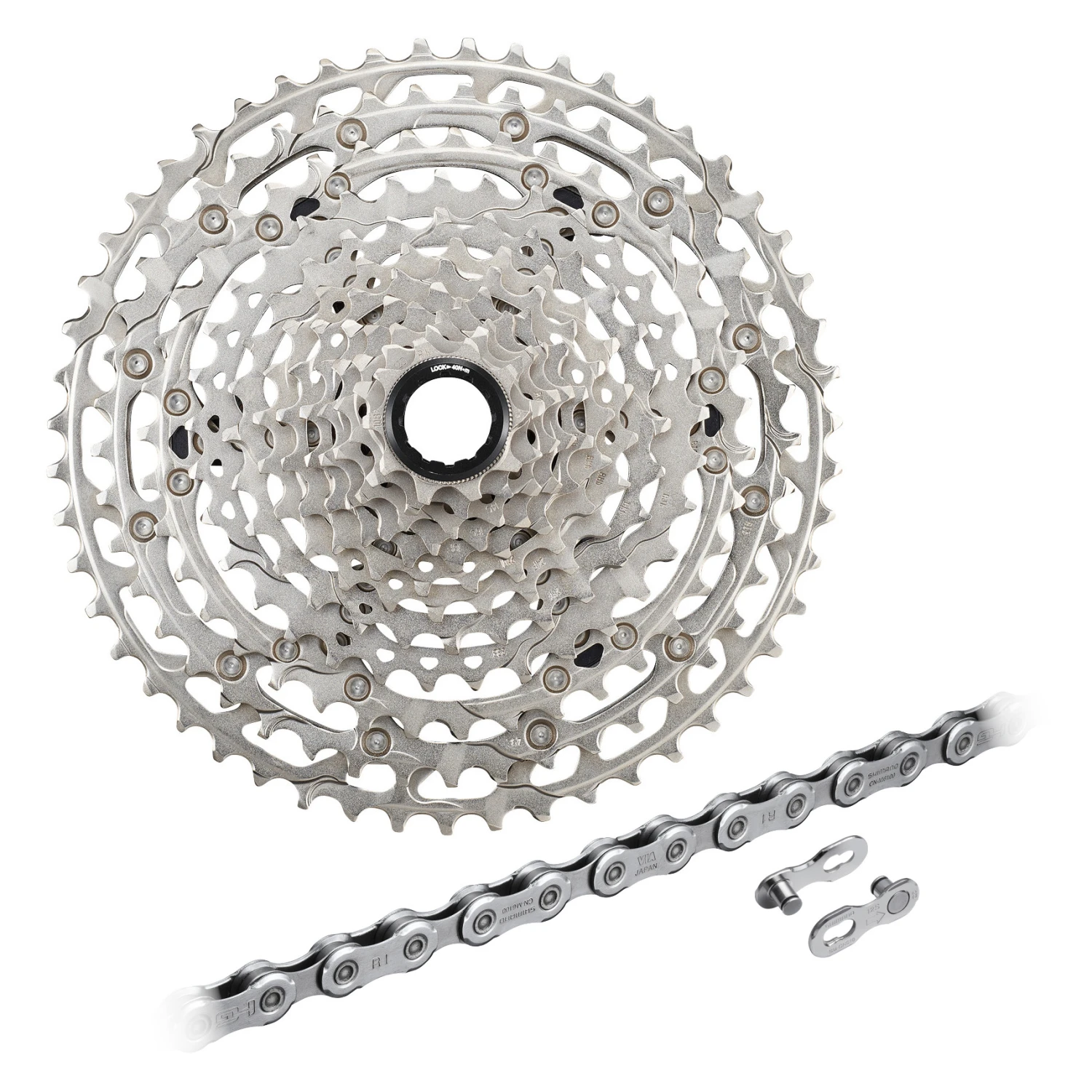Shimano Deore 12-speed Wear & Tear Set - CS-M6100 Cassette + CN-M6100 Chain 3 Shimano Deore 12-speed Wear & Tear Set - CS-M6100 Cassette + CN-M6100 Chain