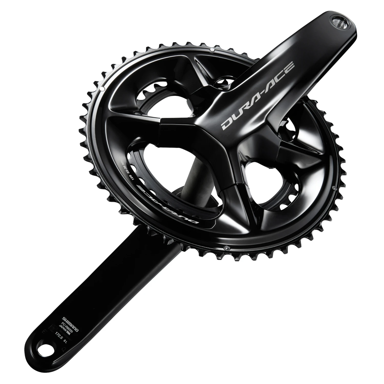 Shimano Dura Ace FC-R9200 Crankset - 2x12-Voudig - Zwart 5 Shimano Dura Ace FC-R9200 Crankset - 2x12-Voudig - Zwart - Afbeelding 3