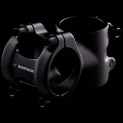 Sixpack 1st Ride Stem - 31.8mm | 40mm - Black 7 Sixpack 1st Ride Stem - 31.8mm | 40mm - Black -Rijwiel Onderdel Verkoopwinkel sixpack 1st ride stem black front 1372907