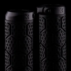 Sixpack D-Trix PA Lock-On Handlebar Grips - Steel Grey -Rijwiel Onderdel Verkoopwinkel sixpack d trix pa grips black close end rings 1376276 1