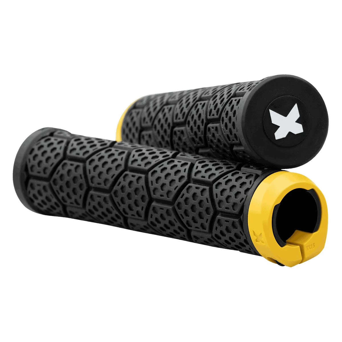 Sixpack D-Trix PA Lock-On Handlebar Grips - Swedish Yellow 3 Sixpack D-Trix PA Lock-On Handlebar Grips - Swedish Yellow