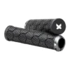 Sixpack D-TRIX AL Lock-On Bar Grips - Black/dark Titanium -Rijwiel Onderdel Verkoopwinkel sixpack racing d trix al grips black titanium main 1193114