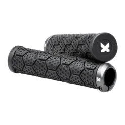 Sixpack D-TRIX AL Lock-On Bar Grips - Black/dark Titanium