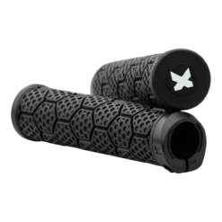 Sixpack D-TRIX CF Lock-On Bar Grips - Black/dark Carbon