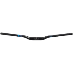Spank Spike 35 VibroCore Riser MTB Handlebar - Shotpeen Black/blue