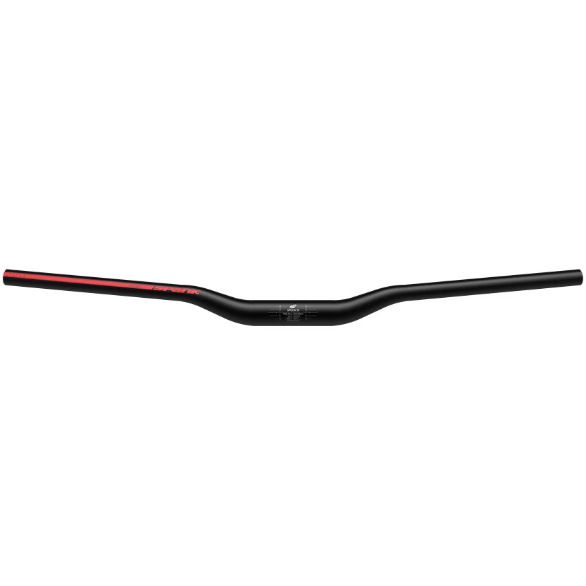 Spank Spoon 35 MTB Handlebar - Shotpeen Black/red 3 Spank Spoon 35 MTB Handlebar - Shotpeen Black/red