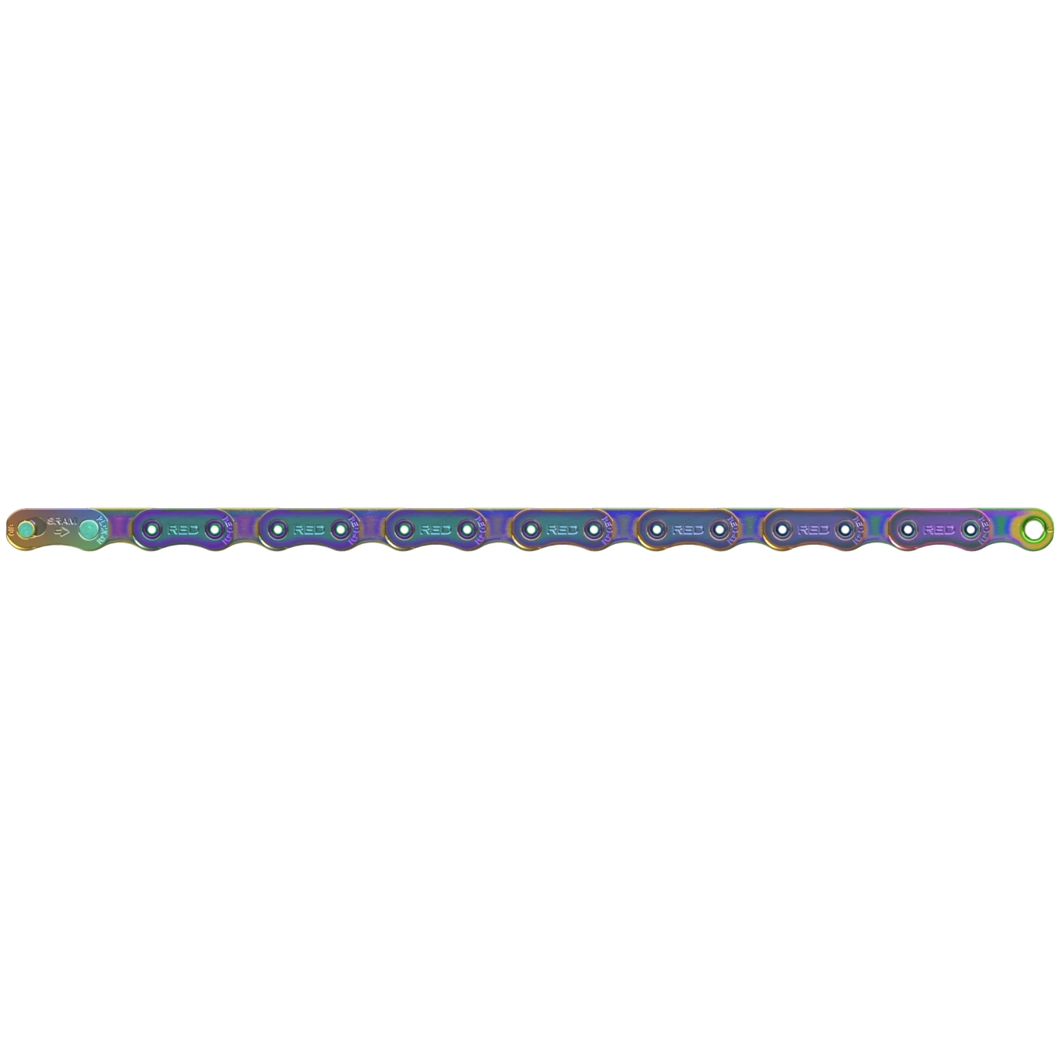 SRAM RED Ketting - Flattop | 12-voudig - 120 Schakels - Rainbow 3 SRAM RED Ketting - Flattop | 12-voudig - 120 Schakels - Rainbow