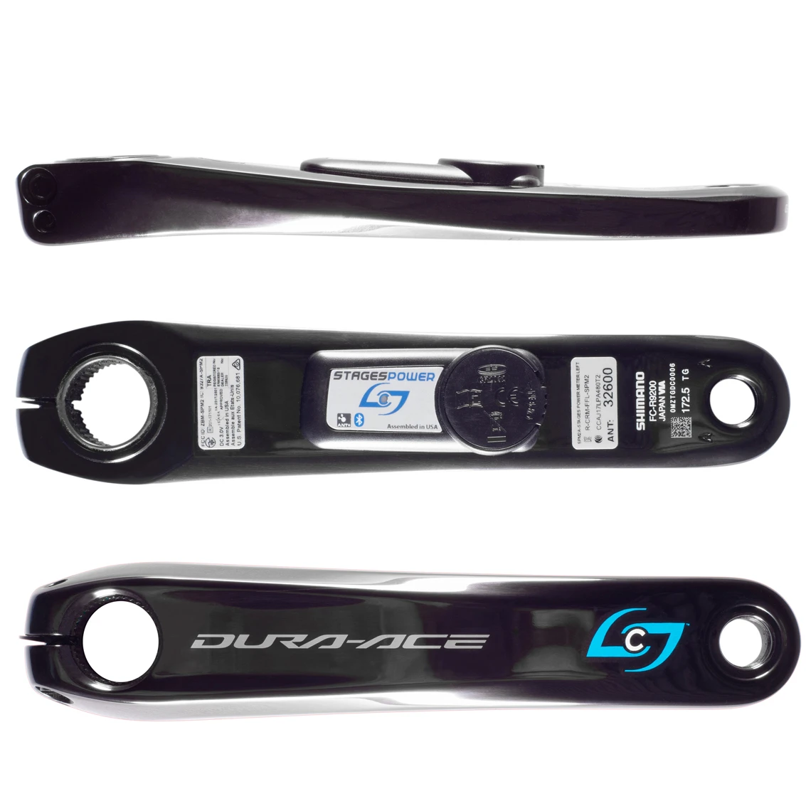 Stages Cycling Power LR Powermeter | Crankset By Shimano - Dura Ace R9200 | 2x12-Voudig - Zwart 5 Stages Cycling Power LR Powermeter | Crankset By Shimano - Dura Ace R9200 | 2x12-Voudig - Zwart - Afbeelding 3