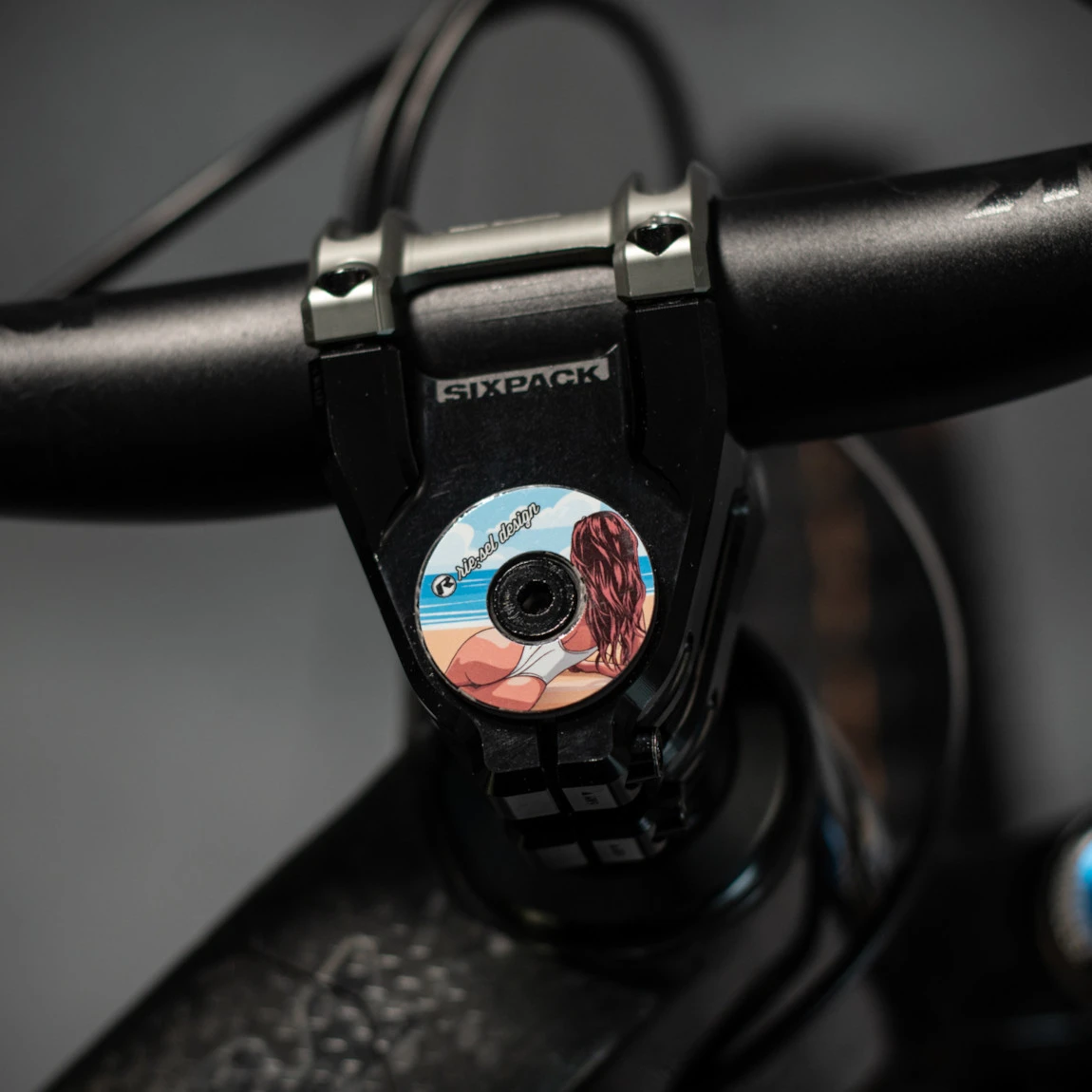 Rie:sel Design Stem:cap Carbon Ahead Kap - Girl Tanja 4 Rie:sel Design Stem:cap Carbon Ahead Kap - Girl Tanja - Afbeelding 2