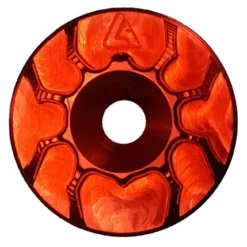 Alugear Spider Top Cap / Ahead Cap - 1 1/8" - Red