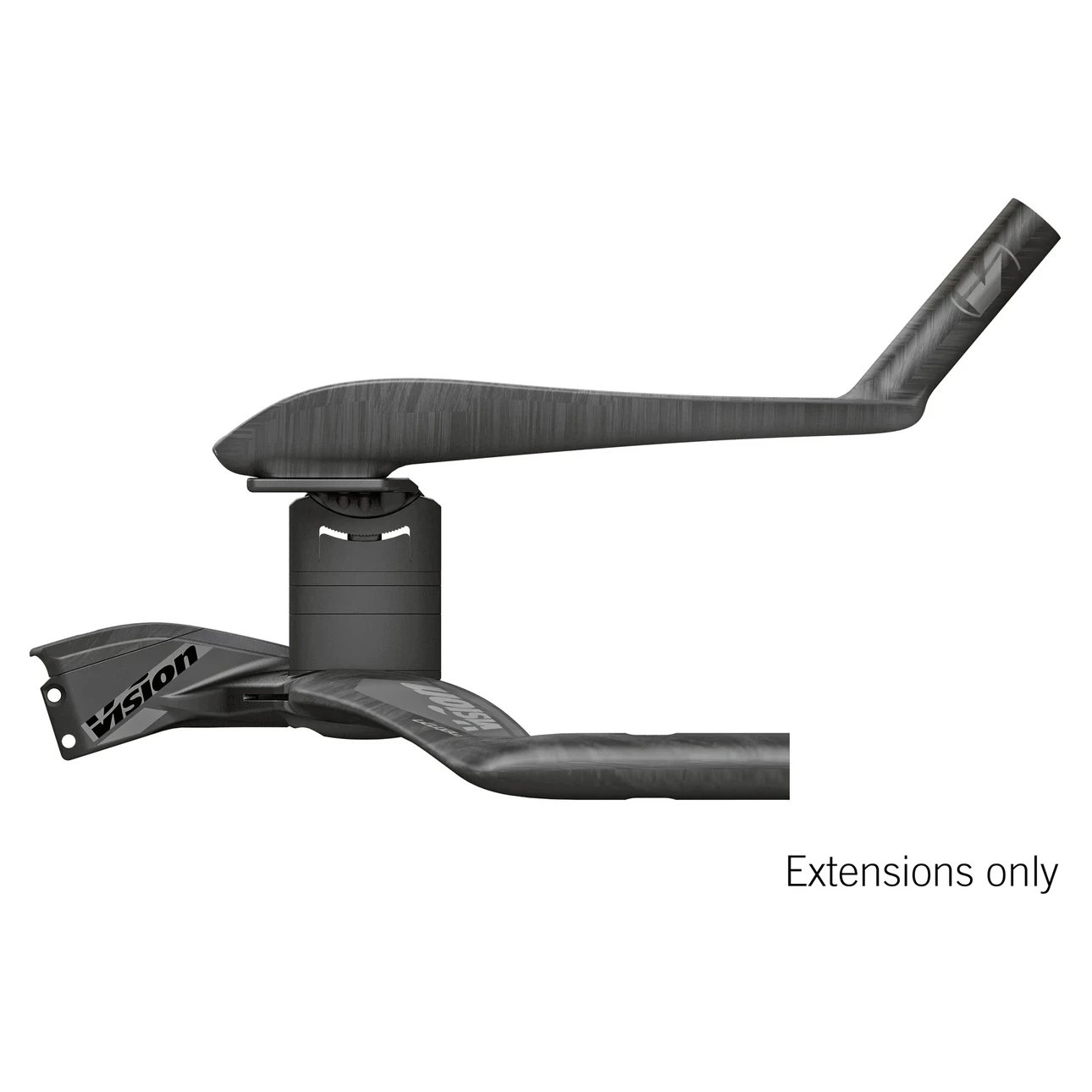 Vision Metron TFE WA Carbon Aerobar Extensions - J-Bend 6 Vision Metron TFE WA Carbon Aerobar Extensions - J-Bend - Afbeelding 4