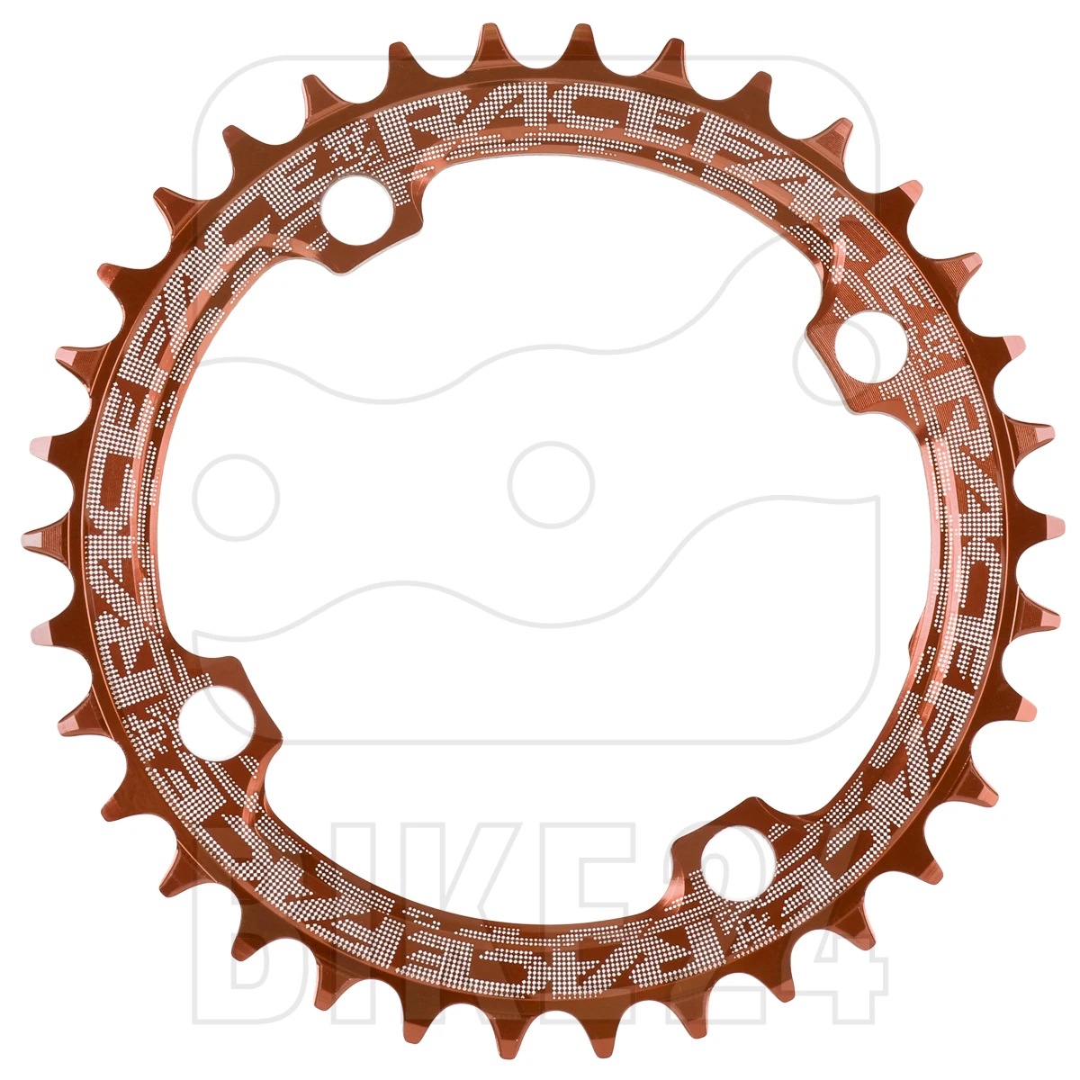 Race Face Narrow Wide Chainring - 4 Bolt - 104mm - Orange 3 Race Face Narrow Wide Chainring - 4 Bolt - 104mm - Orange