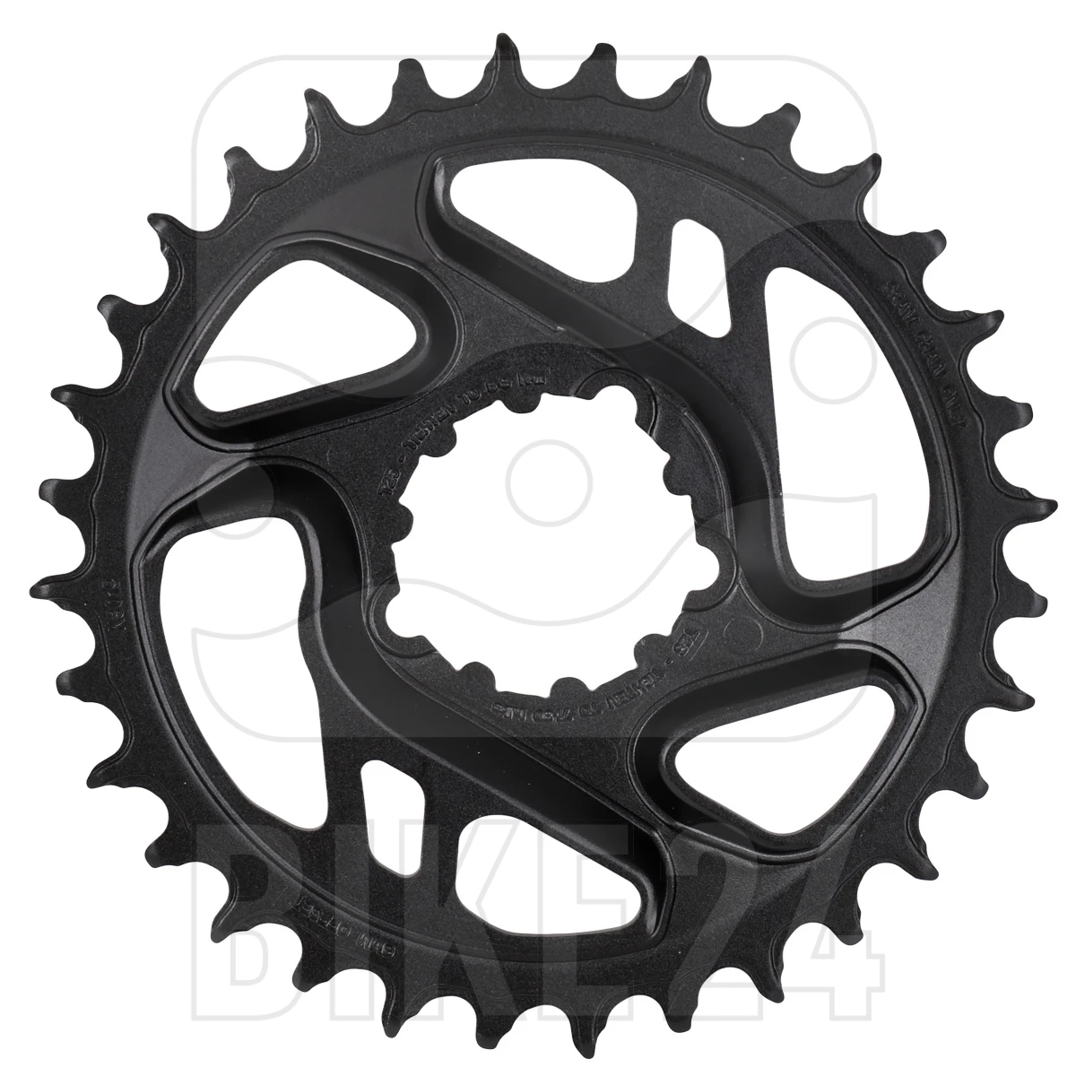 SRAM Eagle X-SYNC 2 Direct Mount Chainring - Cold Forged - 6mm Offset - Black 4 SRAM Eagle X-SYNC 2 Direct Mount Chainring - Cold Forged - 6mm Offset - Black - Afbeelding 2